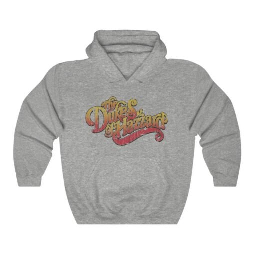 Dukes Of Hazzard Script 1979 Vintage Men's Hoodie - Image 2