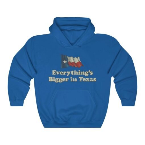 Everything’s Bigger In Texas 1980 Vintage Men's Hoodie - Image 5