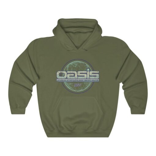 OASIS by Gregarious Simulation Systems (GSS) 2025  Vintage Men's Hoodie - Image 3