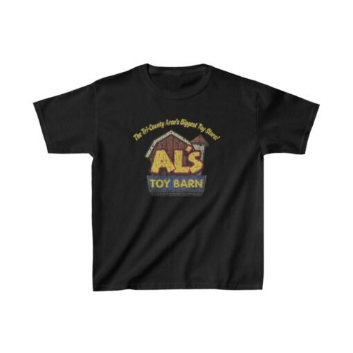 Al’s Toy Barn 1995 Vintage Kid's T-Shirt - Image 2