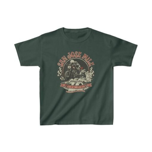 San Jose Mile 1975 Vintage Kid's T-Shirt - Image 5