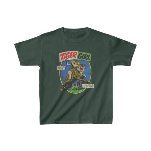 Tiger Girl 1968 Vintage Kid's T-Shirt - Image 5