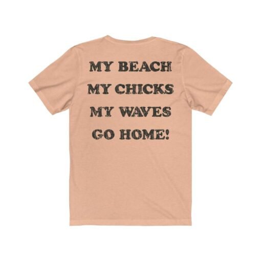 My Beach 1981 (Back Print) Vintage Men's T-Shirt - Image 2