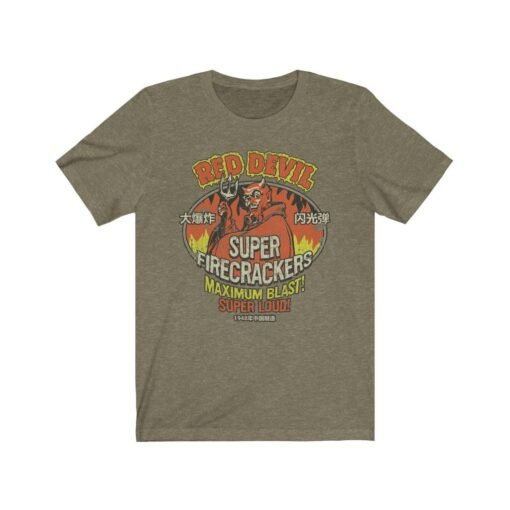 Red Devil Super Firecrackers 1948 Vintage Men's T-Shirt