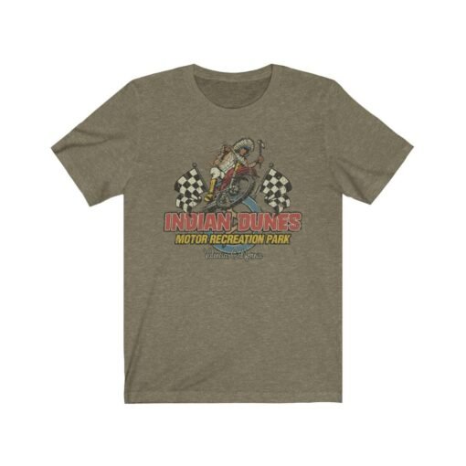 Indian Dunes Motor Recreation Park 1970 Vintage Men's T-Shirt - Image 3