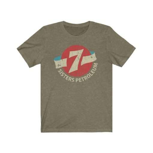 Seven Sisters Petroleum 1945 Vintage Men's T-Shirt - Image 3