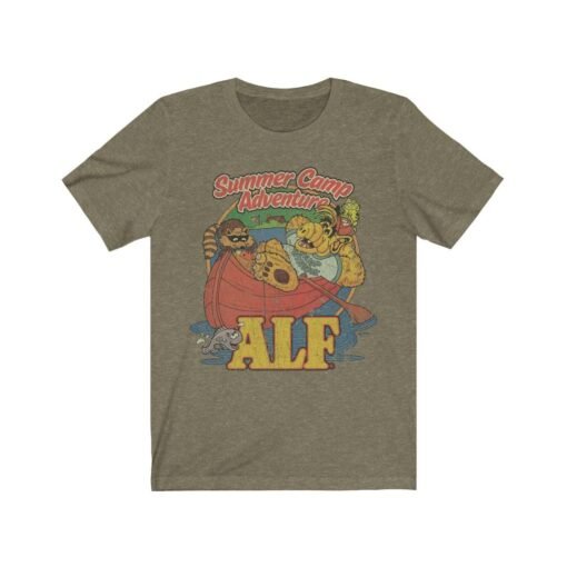 ALF Summer Camp Adventure 1986 Vintage Men's T-Shirt - Image 2