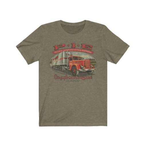 P.I.E. Trucking Our People Make The Difference 1927 Vintage Men’s T-Shirt - Image 3