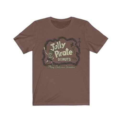 Jolly Pirate Donuts 1979 Vintage Men's T-Shirt - Image 3