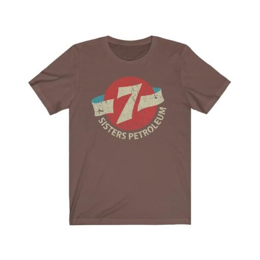 Seven Sisters Petroleum 1945 Vintage Men's T-Shirt - Image 2