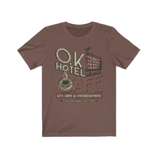 OK Hotel Seattle 1988 Vintage Men's T-Shirt - Image 2