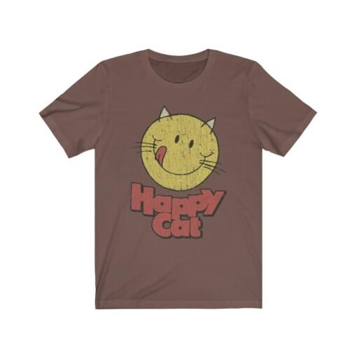 Happy Cat 1983 Vintage Men’s T-Shirt - Image 2