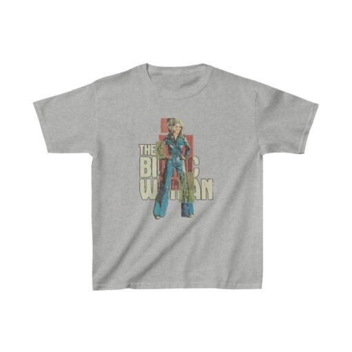 The Bionic Woman 1976 Vintage Kid's T-Shirt - Image 2