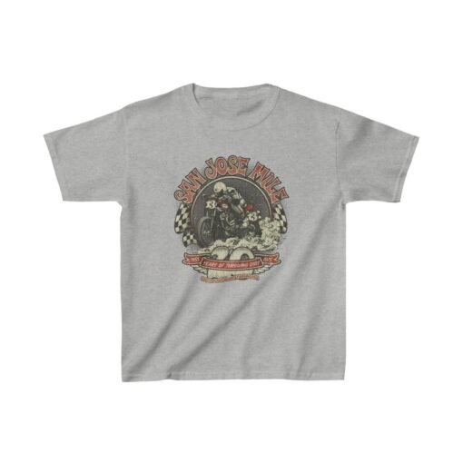 San Jose Mile 1975 Vintage Kid's T-Shirt - Image 3