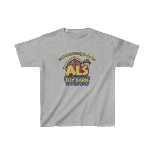 Al’s Toy Barn 1995 Vintage Kid's T-Shirt - Image 3