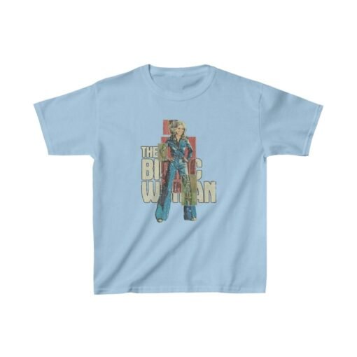 The Bionic Woman 1976 Vintage Kid's T-Shirt - Image 5