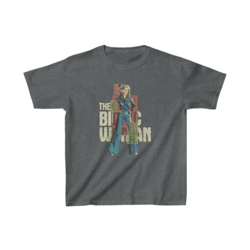 The Bionic Woman 1976 Vintage Kid's T-Shirt - Image 4