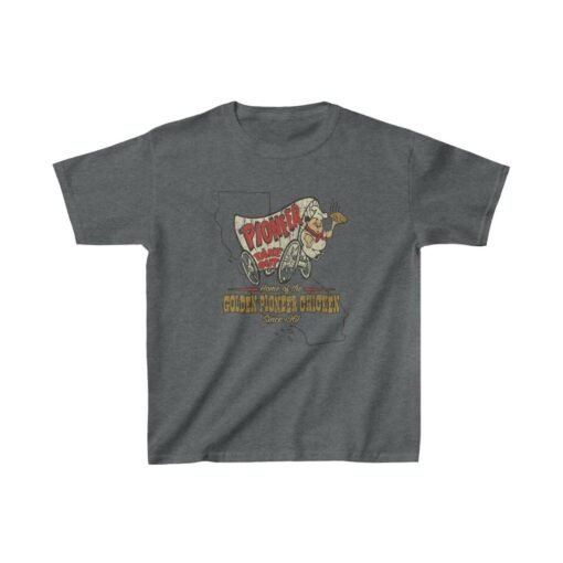 Pioneer Chicken 1961 Vintage Kid's T-Shirt - Image 5