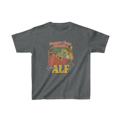 ALF Summer Camp Adventure 1986 Vintage Kid's T-Shirt - Image 3