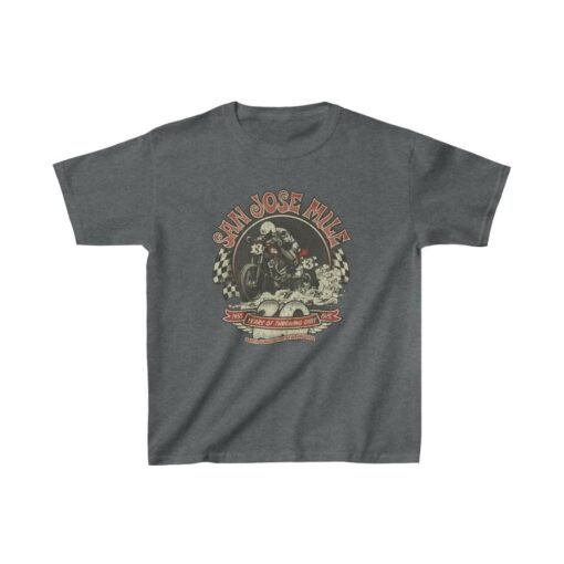 San Jose Mile 1975 Vintage Kid's T-Shirt - Image 6