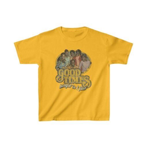 Good Times 1974 Vintage Kid's T-Shirt - Image 3