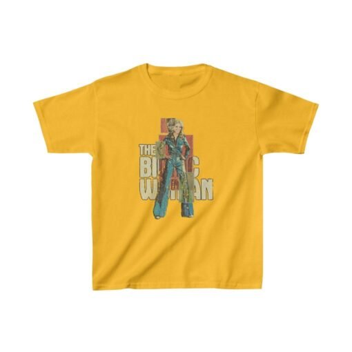 The Bionic Woman 1976 Vintage Kid's T-Shirt - Image 3