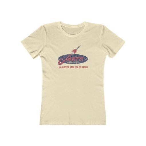 Jarts Missile Game 1954 Vintage Women's T-Shirt - Image 2