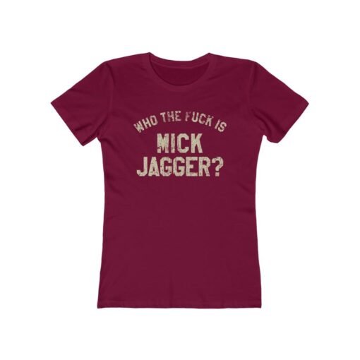 Who The Fuck Is Mick Jagger 1975 Vintage Women's T-Shirt - Image 5