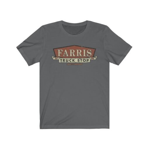 Farris Truck Stop 1976 Vintage Men's T-Shirt - Image 5