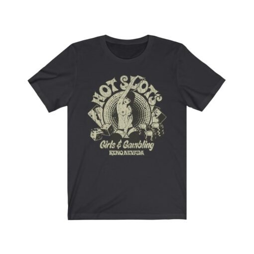 Hot Slots Gentleman's Club 1983 Vintage Men's T-Shirt - Image 4