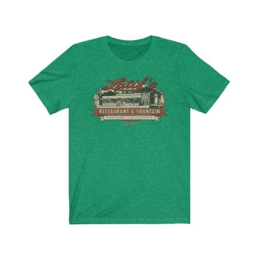 Latif's Restaurant & Fountain 1960 Vintage Men's T-Shirt - Image 3