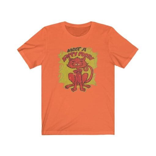 Happy Pussy 1977 Vintage Men's T-Shirt - Image 2