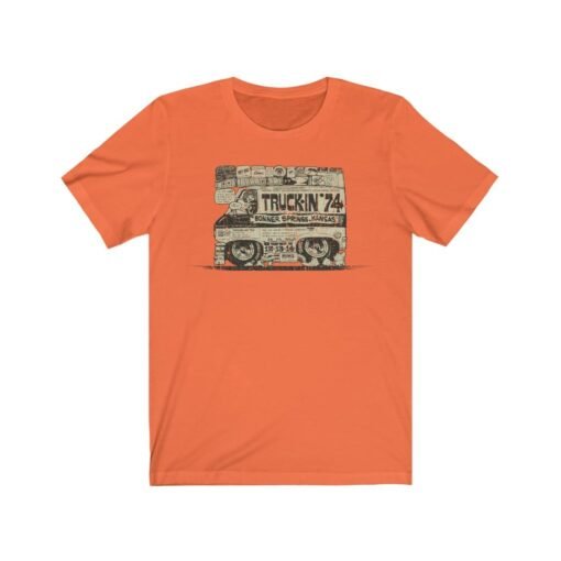 Bonner Springs Truck-In 1974 Vintage Men's T-Shirt - Image 2