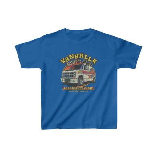 Vanhalla Kustom Shop 1973 Vintage Kid's T-Shirt - Image 6