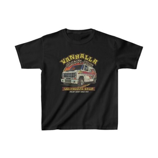 Vanhalla Kustom Shop 1973 Vintage Kid's T-Shirt - Image 2