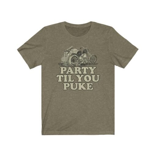 Party Til You Puke 1973 Vintage Men's T-Shirt - Image 3