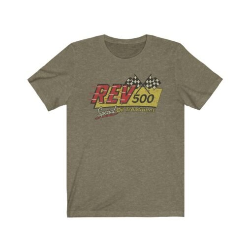 REV 500 Special Oil Treatment 1960 Vintage Men's T-Shirt - Image 3