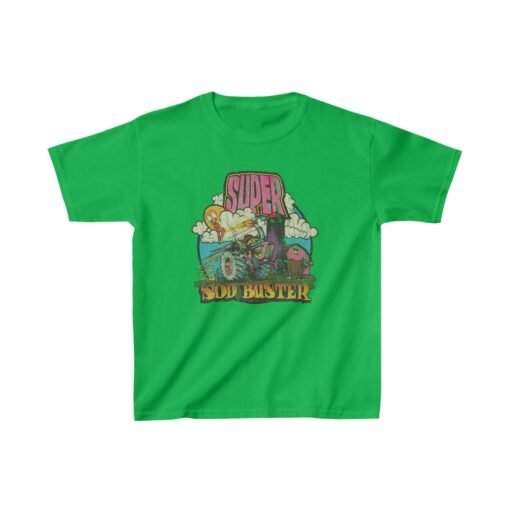 Super Sod Buster Tractor 1974 Vintage Kid's T-Shirt