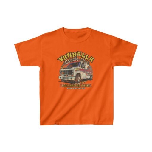 Vanhalla Kustom Shop 1973 Vintage Kid's T-Shirt - Image 3