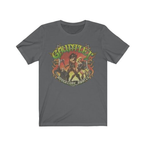 Gauntlet Adventure Awaits 1985 Vintage Men’s T-Shirt - Image 5