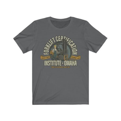 Forklift Certification Institute of Omaha 1983 Vintage Men’s T-Shirt - Image 4