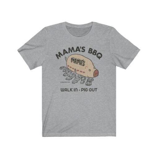 Mama's BBQ 1956 Vintage Men’s T-Shirt - Image 3