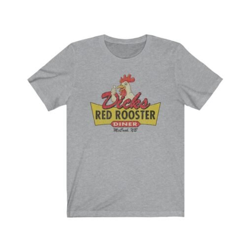 Dick's Red Rooster Diner 2018 Vintage Men’s T-Shirt - Image 5