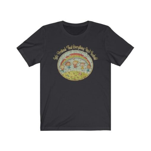 Let’s Pretend That Everything Isn’t Fucked 2020 Vintage Men’s T-Shirt - Image 4