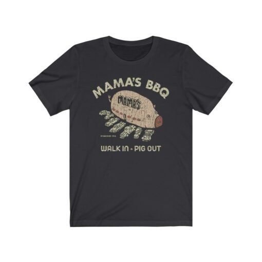 Mama's BBQ 1956 Vintage Men’s T-Shirt - Image 2