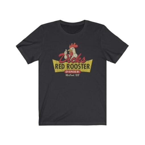 Dick's Red Rooster Diner 2018 Vintage Men’s T-Shirt - Image 3