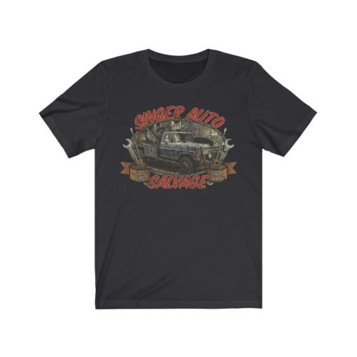 Singer Auto Salvage 2006 Vintage Men's T-Shirt - Image 4