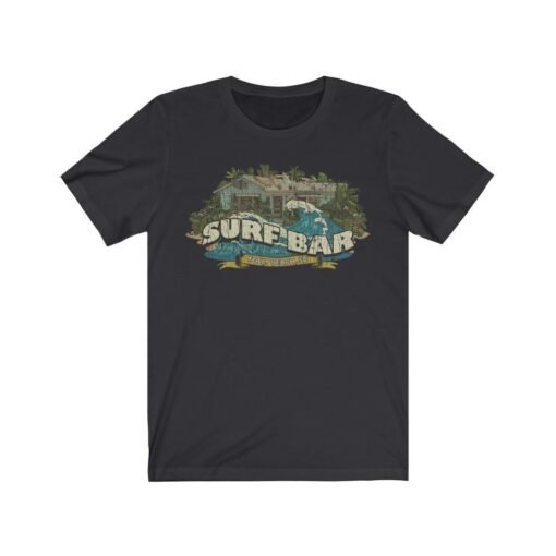 Surf Bar Folly Beach 2007 Vintage Men's T-Shirt - Image 3