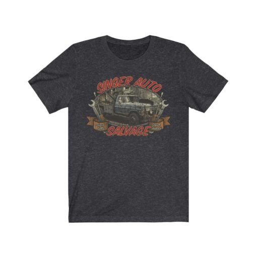 Singer Auto Salvage 2006 Vintage Men's T-Shirt - Image 5