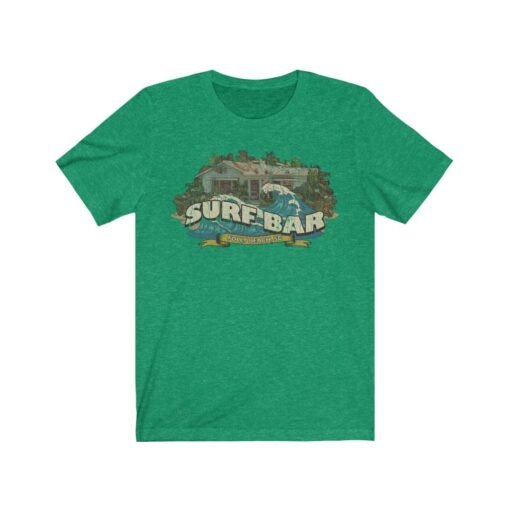 Surf Bar Folly Beach 2007 Vintage Men's T-Shirt - Image 4